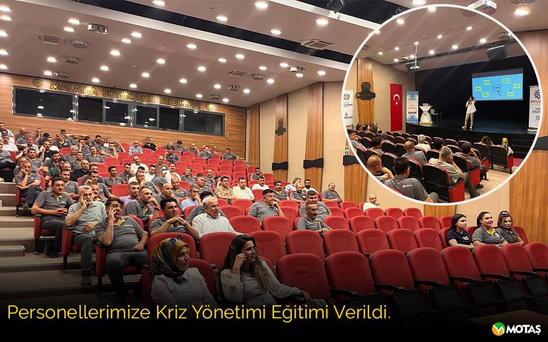 Personellerimize Kriz Yönetimi Eğitimi Verildi.