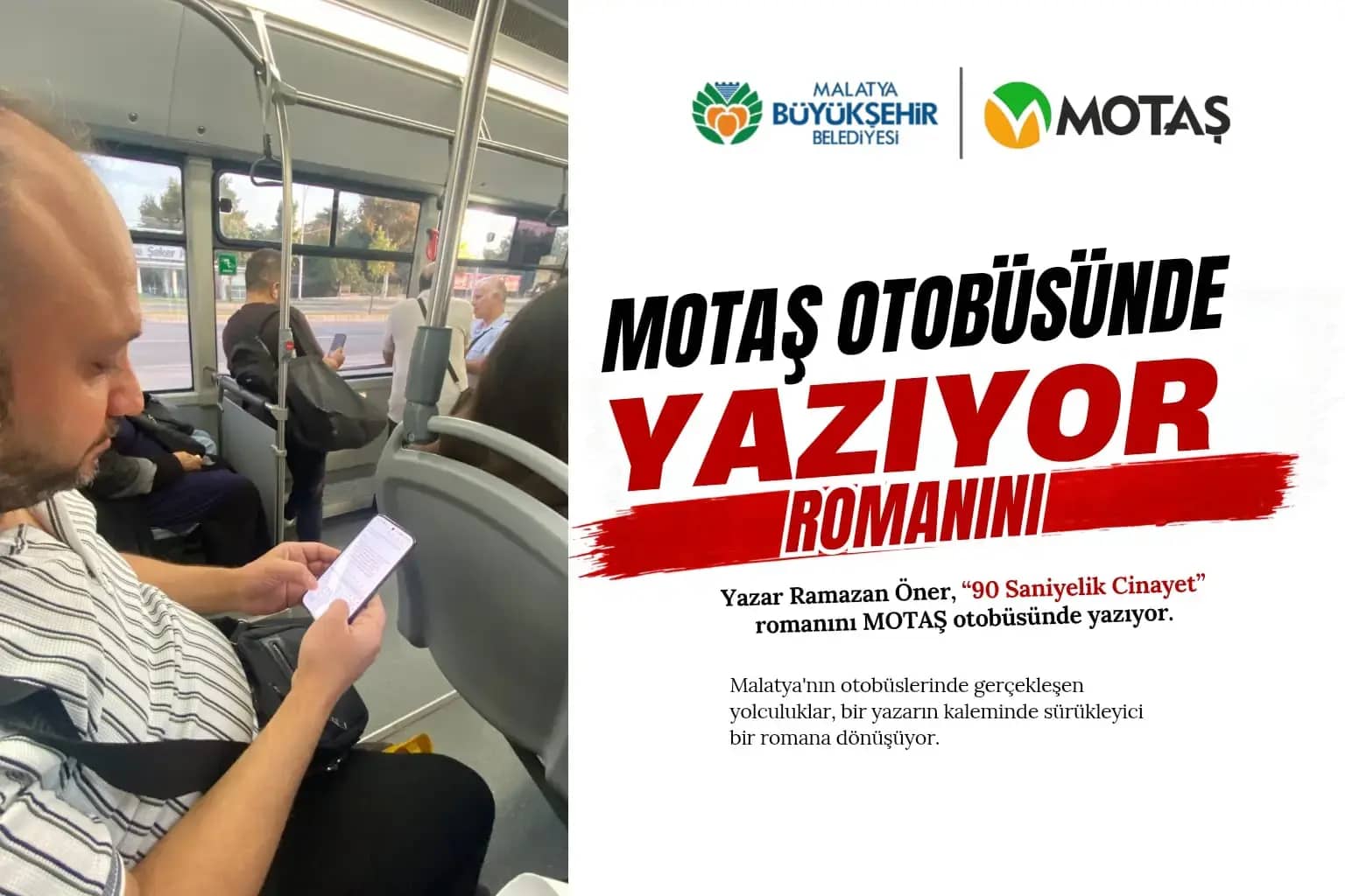 MOTAŞ Otobüslerinde Yazılan Satırlar Kitaba Dönüştü