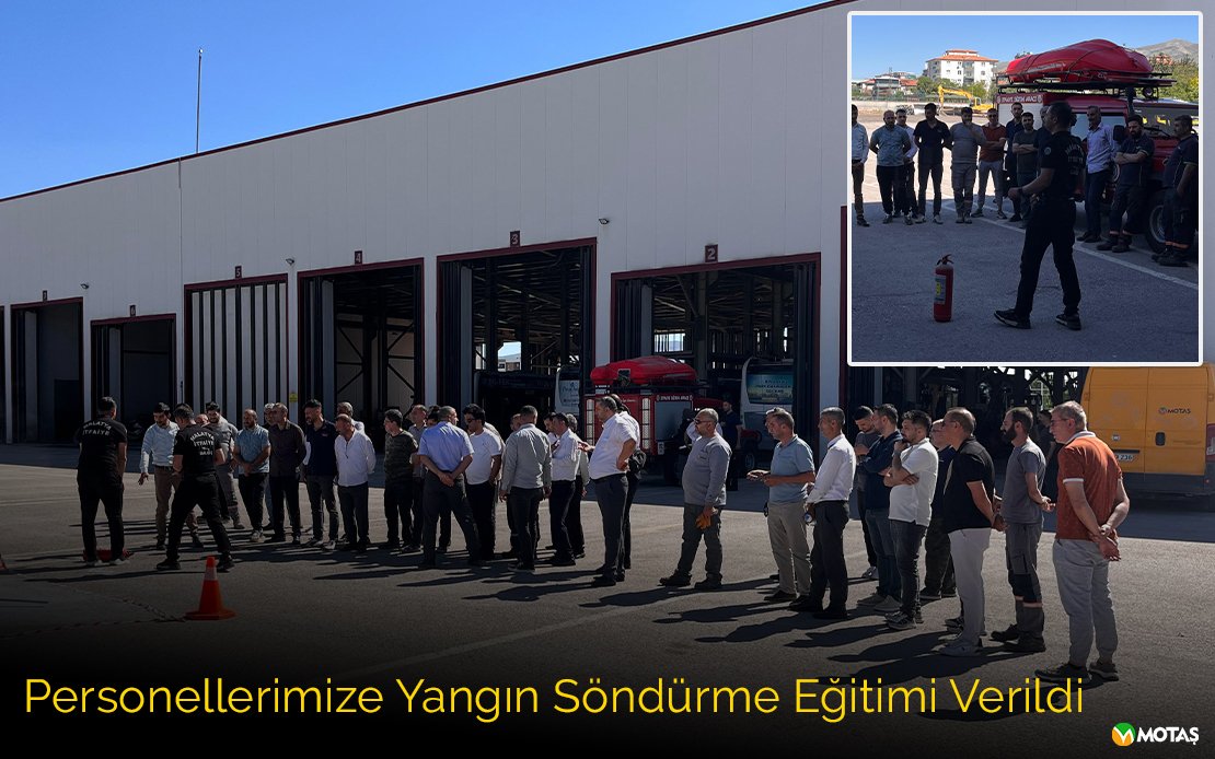 Personellerimize Yangın Söndürme Eğitimi Verildi