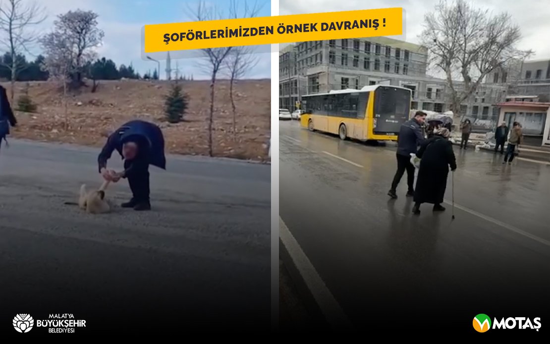 MOTAŞ Şoförlerinden Örnek Davranış !