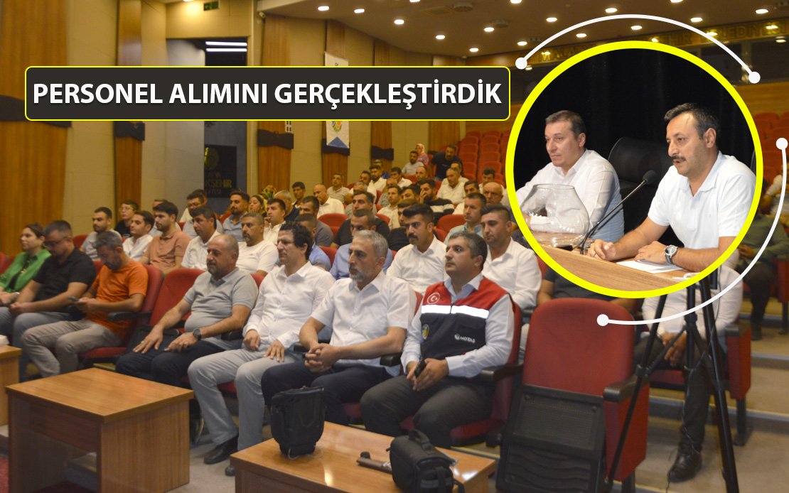 NOTER HUZURUNDA ÇEKİLEN KURA İLE PERSONEL ALIMINI GERÇEKLEŞTİRDİK