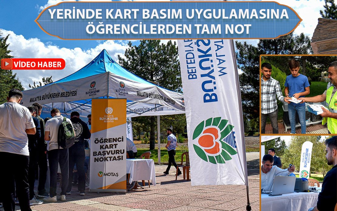 İnönü Üniversitesi'nde Kart Basım Standı Açtık